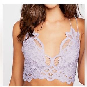 Free People One Adella Lilac BraletteS NWT $38 Gorgeous 💜